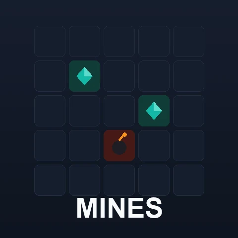 Mines — provably fair crypto game